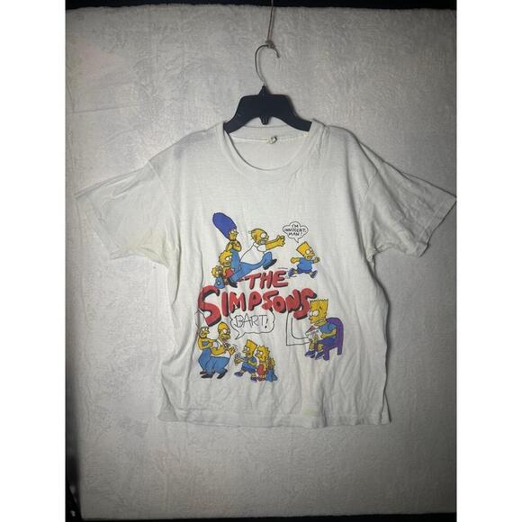The Simpsons‎ Single Stitch Graphic T-Shirt Size Youth Large - Picture 1 of 6